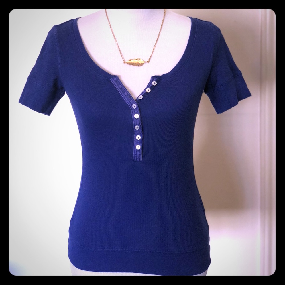 Casual Blue Top